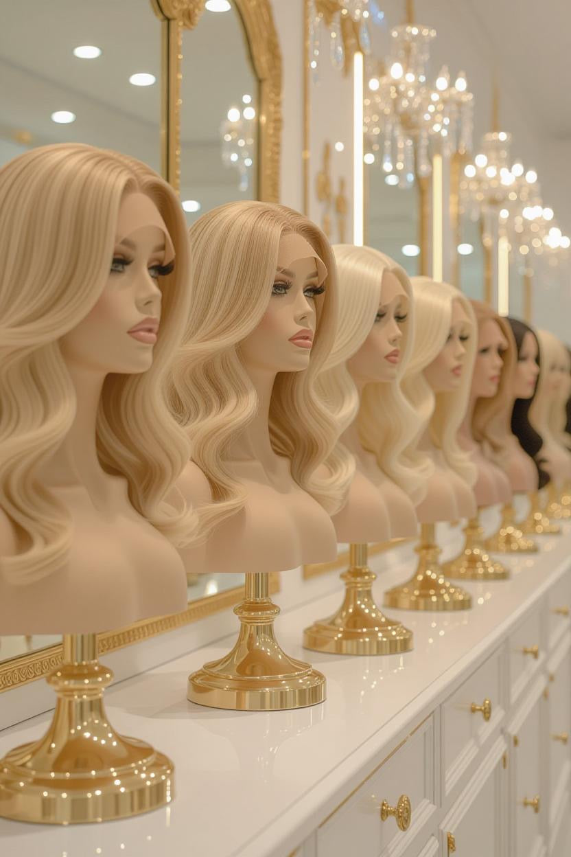 Blonde wigs