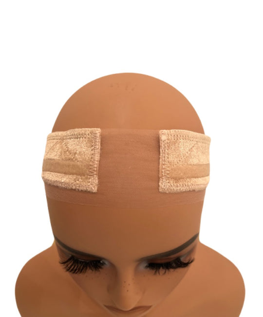 Velvet Wig Grip with Double Sided Silicon + Adjustable Band & Swiss Lace