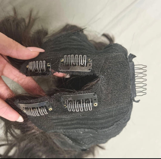 V Part Wig