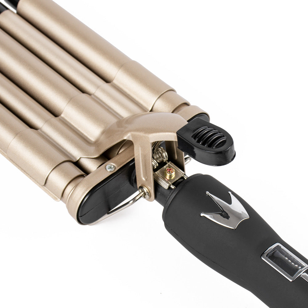 5 BARREL CERAMIC LCD QUICK WAVER
