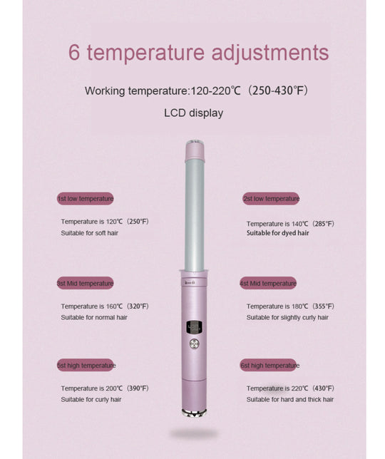 EXCLUSIVE 5 in 1 CURLING WAND