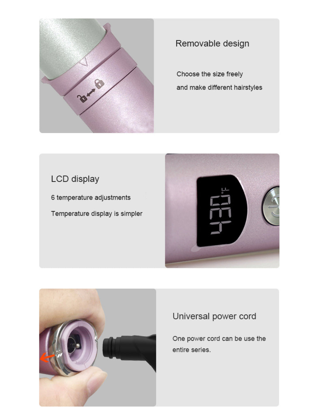 EXCLUSIVE 5 in 1 CURLING WAND