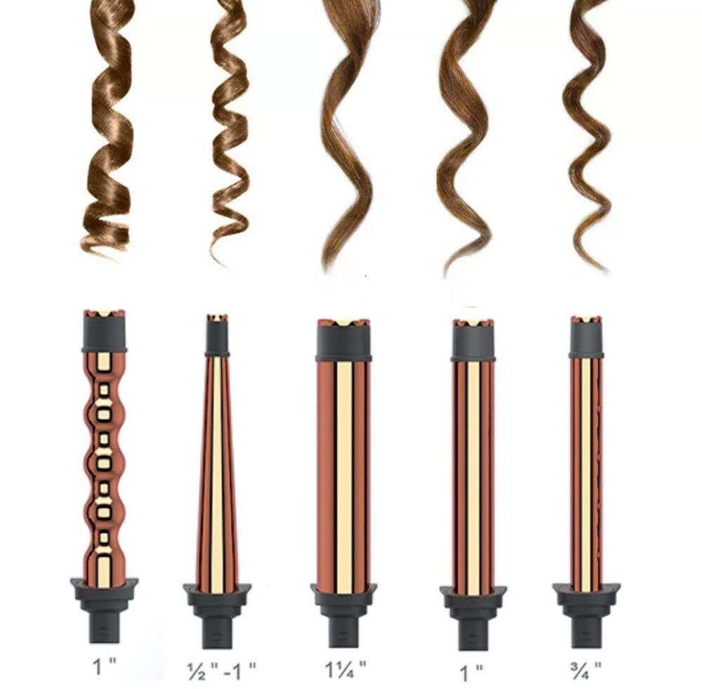 EXCLUSIVE 5 in 1 CURLING WAND