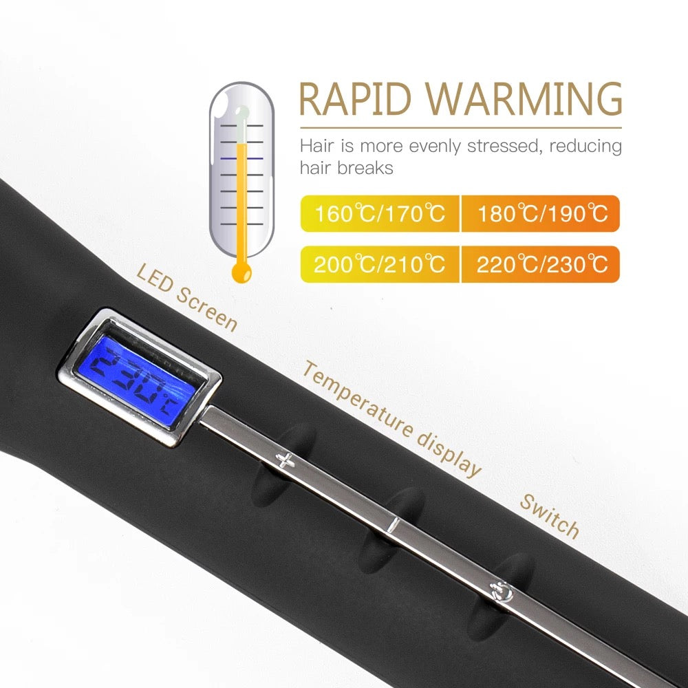 5 BARREL CERAMIC LCD QUICK WAVER